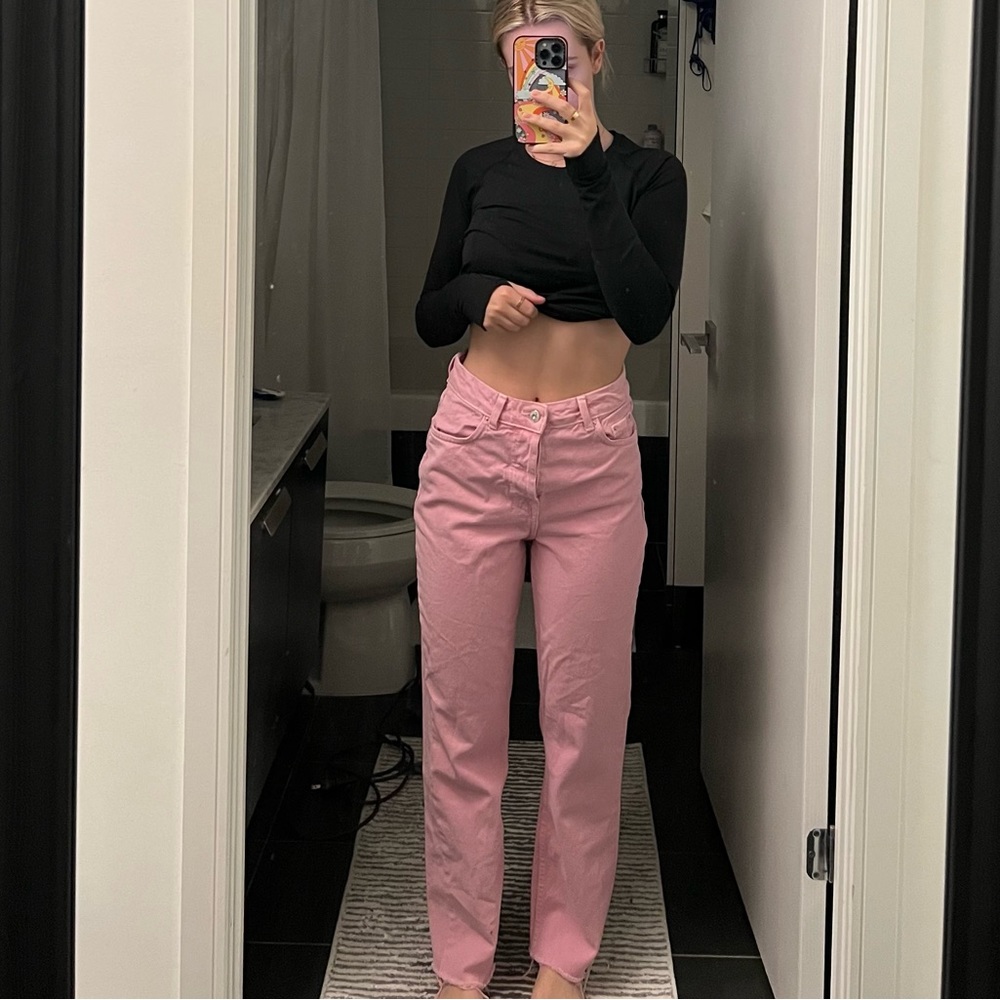 Zara Pink Jeans